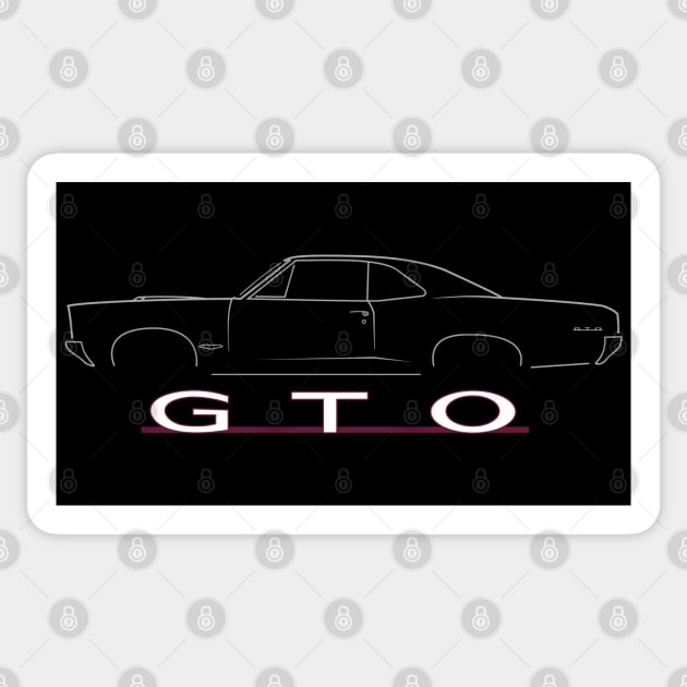 1966 Pontiac GTO Sticker by earth angel